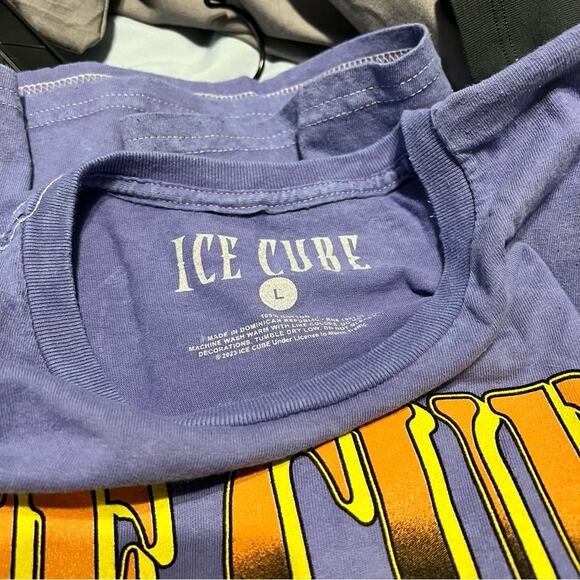 NWOT Ice Cube‎ Official Most Wanted Graphic Rapper T Shirt  Large Purple - Picture 4 of 4